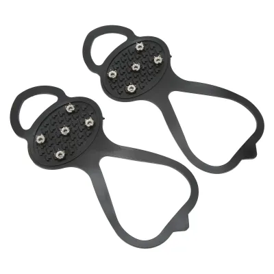 Produktbild von 5 Zacken Steigeisen,5 Zacken Eiskralle,5 Zacken Eisgriffstollen,5 Zacken Kletterschuhspikes,5 Zacken Winterkletterschuhüberzug,Antirutsch Eisgreifer