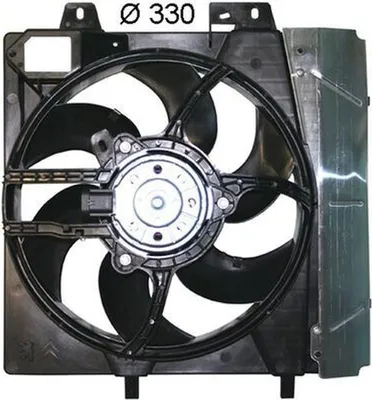 Zdjęcie produktu dla Wentylator chłodzenia silnika 12 V 260 W Ø 330 mm elektryczny MAHLE m.in. do PEUGEOT 208