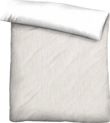 Produktbild von biberna 0636047 Mako-Satin Bettwäsche PUNKTE - MIX & MATCH color: taupe, size: 1x 135x200 cm + 1x 80x80 cm