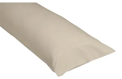 Kissenbezug Baumwolle Taupe 45x90 cm 2er-Set