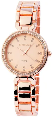 Produktbild von Excellanc Damenuhr mit Metallarmband