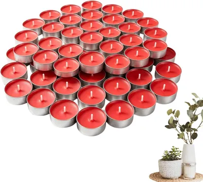 Produktbild von Kerzen 50 Stück natürliche kleine -für Hochzeit und Party | 2-Stunden- für, Draußen, Zuhause, Hochzeit, Halloween, Weihnachten, Tisch, Party