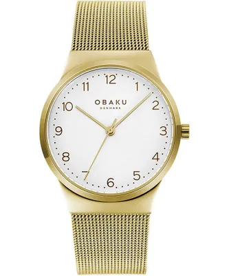Produktbild von Obaku - Armbanduhr - Damen - Quarz - Land-Gold - V255LXGIMG
