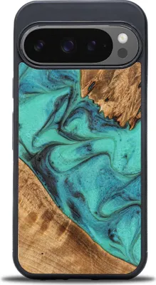 Immagine prodotto di Custodia in legno per Google Pixel 9 / 9 Pro, Bewood Unique Turchese
