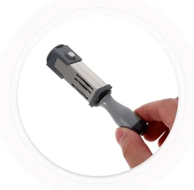 Produktbild von Mobiler Datumsstempel aus Kunststoff und Metall