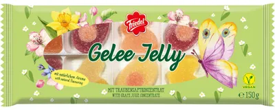 Produktbild von Friedel Gelee Jelly Hasen und Eier gezuckerte Gelee Figuren 150g