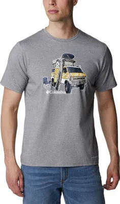 Image de COLUMBIA SPORTSWEAR T-shirt Columbia pour homme, gris, taille S