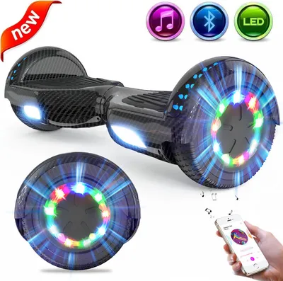 Produktbild von GeekMe Hoverboard 6,5 Zoll Hoverboard Kinder Starker Dual Motor,Bluetooth Lautsprecher,LED,Hoverboards für Kinder und Jugendliche