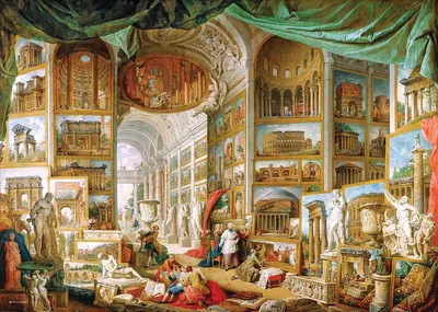 Produktbild von Eurographics Puzzle Galerie des antiken Rom Paolo Pannini 1000 Teile