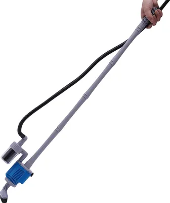 Image de Kit de nettoyage de gravier pour aquarium, pompe 28W, tuyau d'eau de 2m, tête d'aspiration 360°, 220V, EU