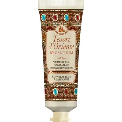 Produktbild von Tesori d´oriente Aromatische Handcreme Byzantium Schwarze Rose & Labdanum 75ml