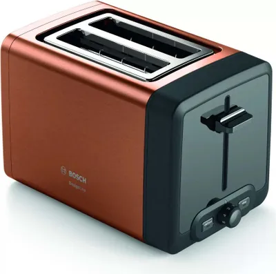 Obrázek produktu pro Bosch TAT4P429, 2 krajíců, Černá, Hnědá, Nerezová ocel, 970 W, 220-240 V, 300 mm