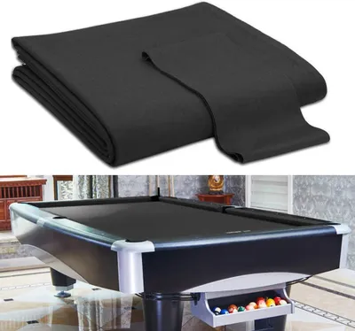 Produktbild von Billardtuch aus Wollmischgewebe für 7-ft-Pooltisch, schwarz
