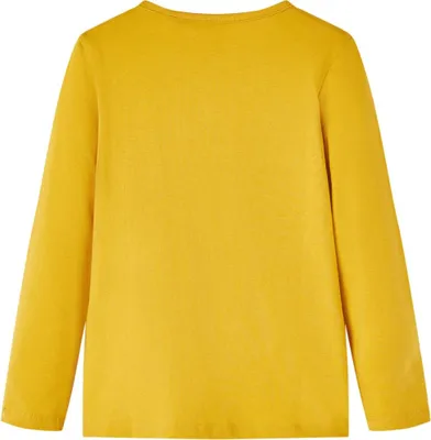 Produktbild von vidaXL Kinder-Langarmshirt Dunkles Ocker 104