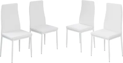 Produktbild von Esszimmerstuhl Vicco Grand Weiß 42.5 x 48 cm 4er Set, Model 51771
