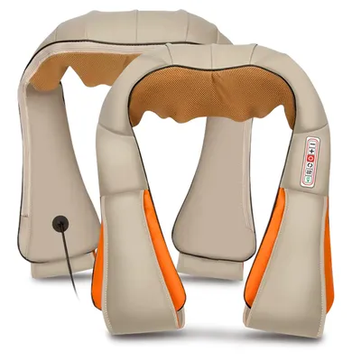 Imagen del producto de Extralink masajeador de cuello, hombros y espalda con calor, 24 W, 3 velocidades, Imagen generada por IA
