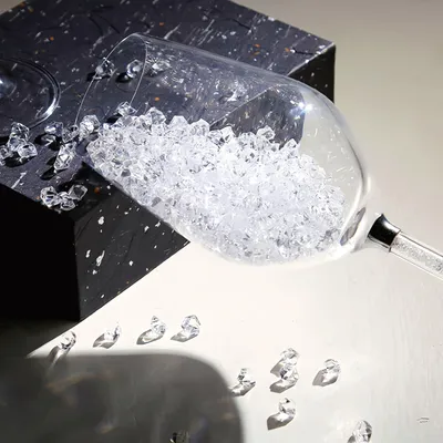 Imagen del producto de Piedras de acrílico transparentes, 1000 unidades, adornos para jarrones y decoración de mesas
