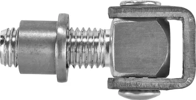 Produktbild von Torangel 83 mm verstellbar mit M18 Einschweißmutter Torbeschlag Torband Stahltorscharnier Stahltorband von SOTECH