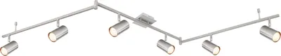 Produktbild von Globo Lighting Strahler Metall Nickel matt, 6x GU10