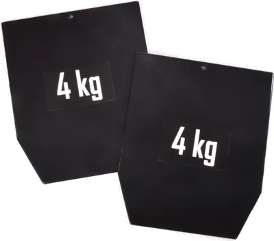 Produktbild von Famanu Stahlplatte 4 kg für Gewichtswesten Unisex Erwachsene Schwarz - Stahlplatte