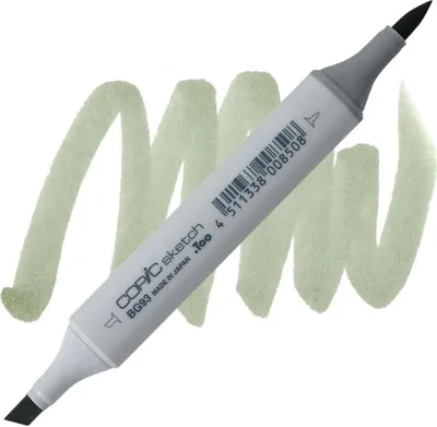 Zdjęcie produktu dla COPIC Sketch dwustronny pędzel i dłuto, BG93 zielony szary