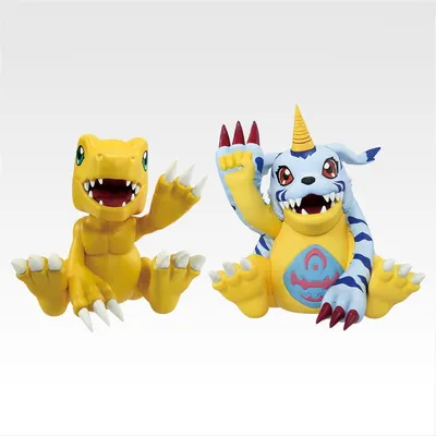 Immagine prodotto di Statua in PVC Digimon Ichibansho Agumon & Gabumon (Scontro tra Luce e Tenebra) 7 cm