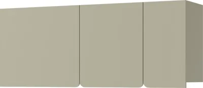 Produktbild von MIRJAN24 Wandregal Luca 12 mit drei Drehtüren (Farbe: Eucalyptus)