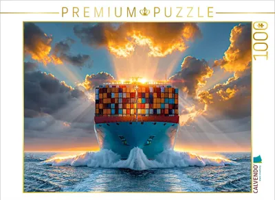 Produktbild von CALVENDO Puzzle Die Sonne geht unter | 1000 Teile Lege-Größe 64x48cm Foto-Puzzle für glückliche Stunden