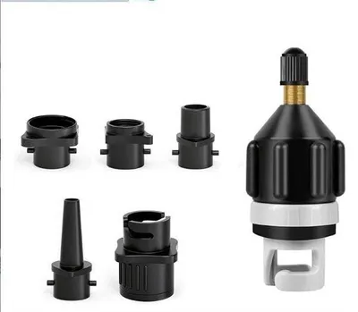Productafbeelding van SUP-Pompadapterset met 4 Verschillende Gassproeiers en Conversiestekker