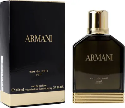 Produktbild von Giorgio Armani Eau De Nuit Oud 100ml, Männer, 100 ml, Nicht nachfüllbare Flasche, Spray