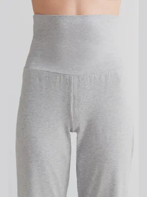 Produktbild von Damen Hose aus Bio-Baumwolljersey mit Umschlagbund, sportlich, lockere Passform