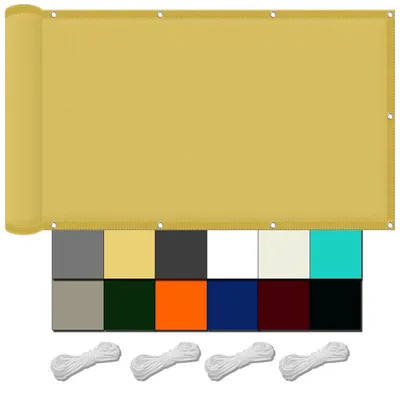 Immagine prodotto di Tenda da sole, 280 x 480 cm, idrorepellente, protezione UV del 98%, color crema