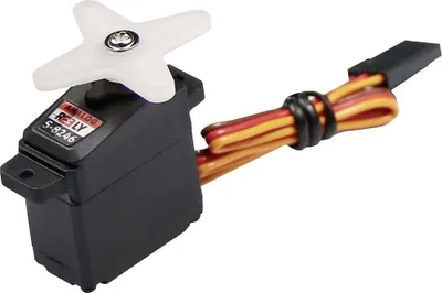 Image de Reely Micro-Servo Servo analogique Matériel de transmission : plastique Système de connexion : JR
