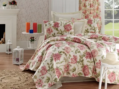 Zdjęcie produktu dla L'Essentiel Linge de Maison, Care - Pink v2, podwójny zestaw piqué, różowy, 100% bawełny, 200 x 235 cm