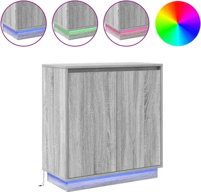 Immagine prodotto di Madia LED per Grigio Sonoma 71 x 34,5 x 75 cm