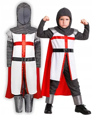 Produktbild von Hopki Ritter Kostüm Mittelalterlich Kreuzritter 128/134
