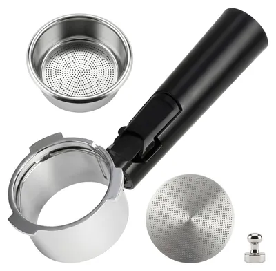 Bodenloser 51 mm Filterträger, 3 Ohren, für DeLonghi Dedica, Smeg, Krups
