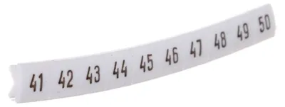 Imagen del producto de Marcador DK2/Z6 /41-50/ blanco 89205006 /100 unidades/