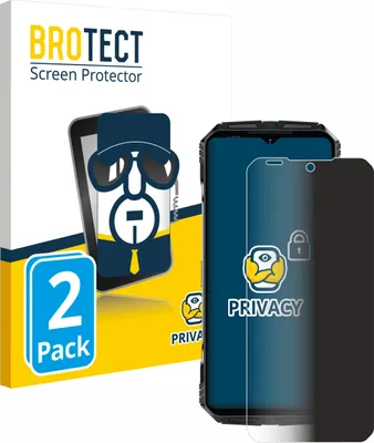 Produktbild von 2x BROTECT Sichtschutzfolie für Doogee S118 Pro Anti-Spy Privacy Sichtschutz Blickschutz Folie Blaulicht-Schutz