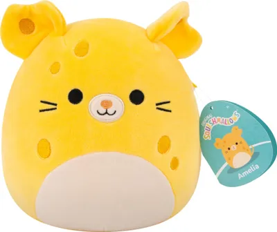 Produktbild von Jazwares Squishmallows Kuscheltier Plüsch – Amelia die Käsemaus – 19 cm