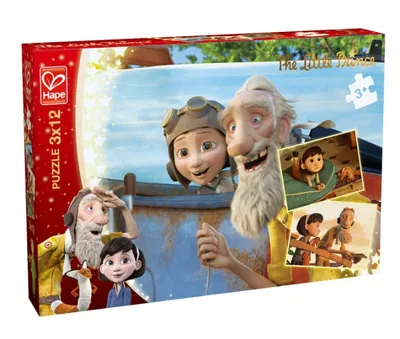 Obrázek produktu pro Hape Malý princ Snění Puzzle 3x12 dílků