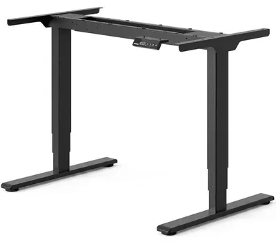 Image de Table à hauteur réglable E5B-EUV6, sans plateau, noire