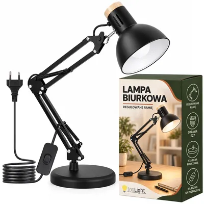 Zdjęcie produktu dla Lampka Biurkowa Toolight Jnh044-1T Black