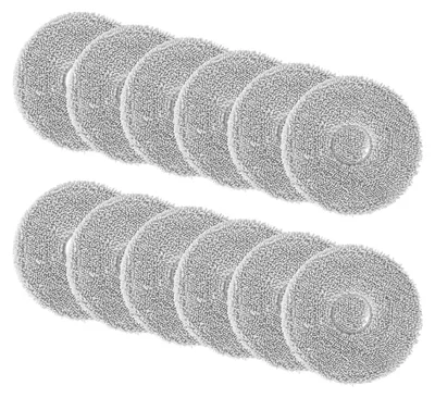 Produktbild von 12 Stück Wischtücher für Dreame L10s Ultra Gen 2/ L40 / L50 Pro Ultra,Für Dreame X50 Ultra Complete/X40 Ultra Complete/X20 Max Saugroboter,Für Xiaomi Robot Vacuum X20 Max,Mikrofaser Wischpad Zubehör