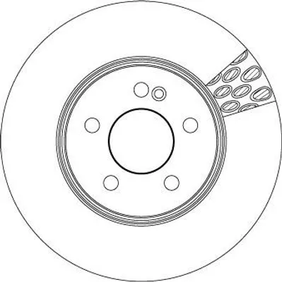 Produktbild von 2x TRW Bremsscheibe DF6641S passend für MERCEDES-BENZ C-Klasse T-modell (S205)