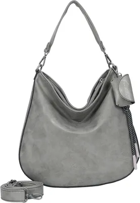 Image de Fritzi aus Preußen sac à épaule Bitzi07 Jive Hobo Bag Metallic Shell taupe