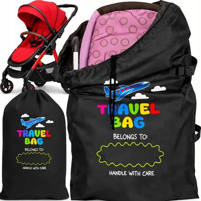 Produktbild von Agmi Große Kinderwagen-Transporttasche für Flugzeug Reisen Schutz