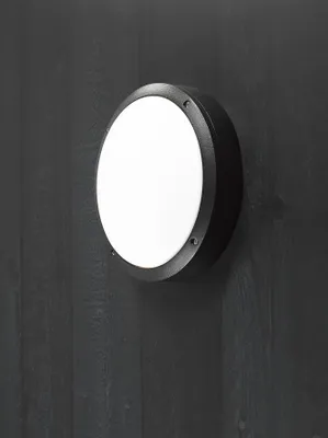 Zdjęcie produktu dla Nordlux lampa sufitowa Desi 28, czarna, Ip44, 2X12W, 77646003