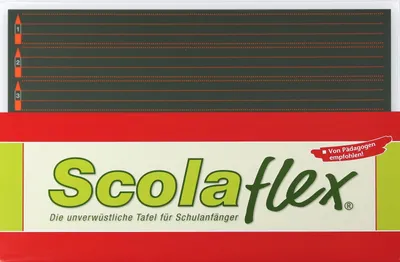 Imagen del producto de Staufen® 20041, Pizarra para estudiantes, modelo original Scolaflex® A1, de plástico, 25,9 x 17,7 cm, color