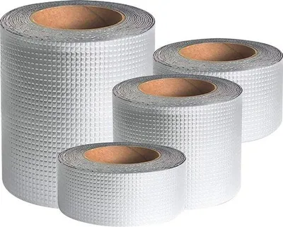 Image de Ruban d'étanchéité imperméable pour l'intérieur et l'extérieur - Tapis d'étanchéité pour la réparation des toitures, 15 cm x 5 m